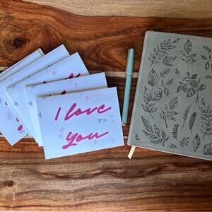 Greeting Cards Blank Cards for Friends Love Notes Love Gift Set of 6 w Envelopes